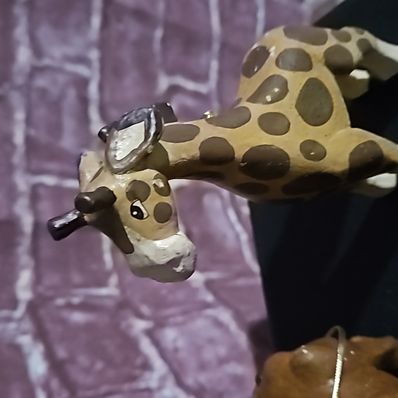 Wooden Assortment of Animal Ornaments Good Used Condition - Picture 4 of 9